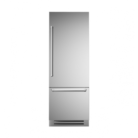 BERTAZZONI REF755BBRXTT/24MAS Εντοιχιζόμενος Ψυγειοκαταψύκτης LUXURY SLOT-IN 75cm Inox